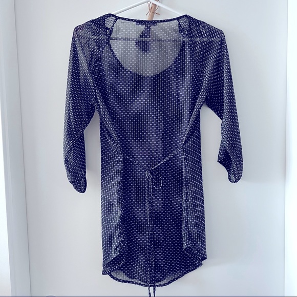 Small Tunic Style Sheer Top - Picture 2 of 4